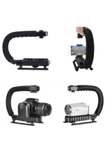 Load image into Gallery viewer, Plokama PK-777 Professional Photography Kit with HD Microphone, 7W LED Flash, and Tripod for Phones and Cameras - Black