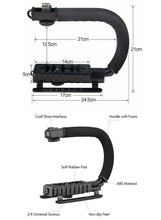 Load image into Gallery viewer, Plokama PK-777 Professional Photography Kit with HD Microphone, 7W LED Flash, and Tripod for Phones and Cameras - Black
