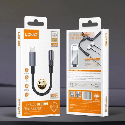 Ldnio LS-Y80i lightning TO 3.5MM Audio Jack Adapter