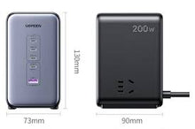 Load image into Gallery viewer, UGREEN 200W USB C GaN Charger-5 Ports Desktop Charger and 2 power socket