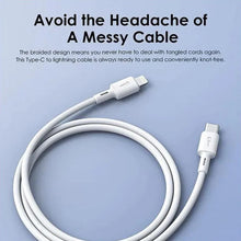 Load image into Gallery viewer, Oraimo FastLine 2 OCD-CL54 Type-C To Lightning Cable 2.4A Fast Charging 1m