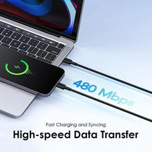 Load image into Gallery viewer, Oraimo FastLine 2 OCD-CL54 Type-C To Lightning Cable 2.4A Fast Charging 1m