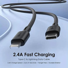 Load image into Gallery viewer, Oraimo FastLine 2 OCD-CL54 Type-C To Lightning Cable 2.4A Fast Charging 1m