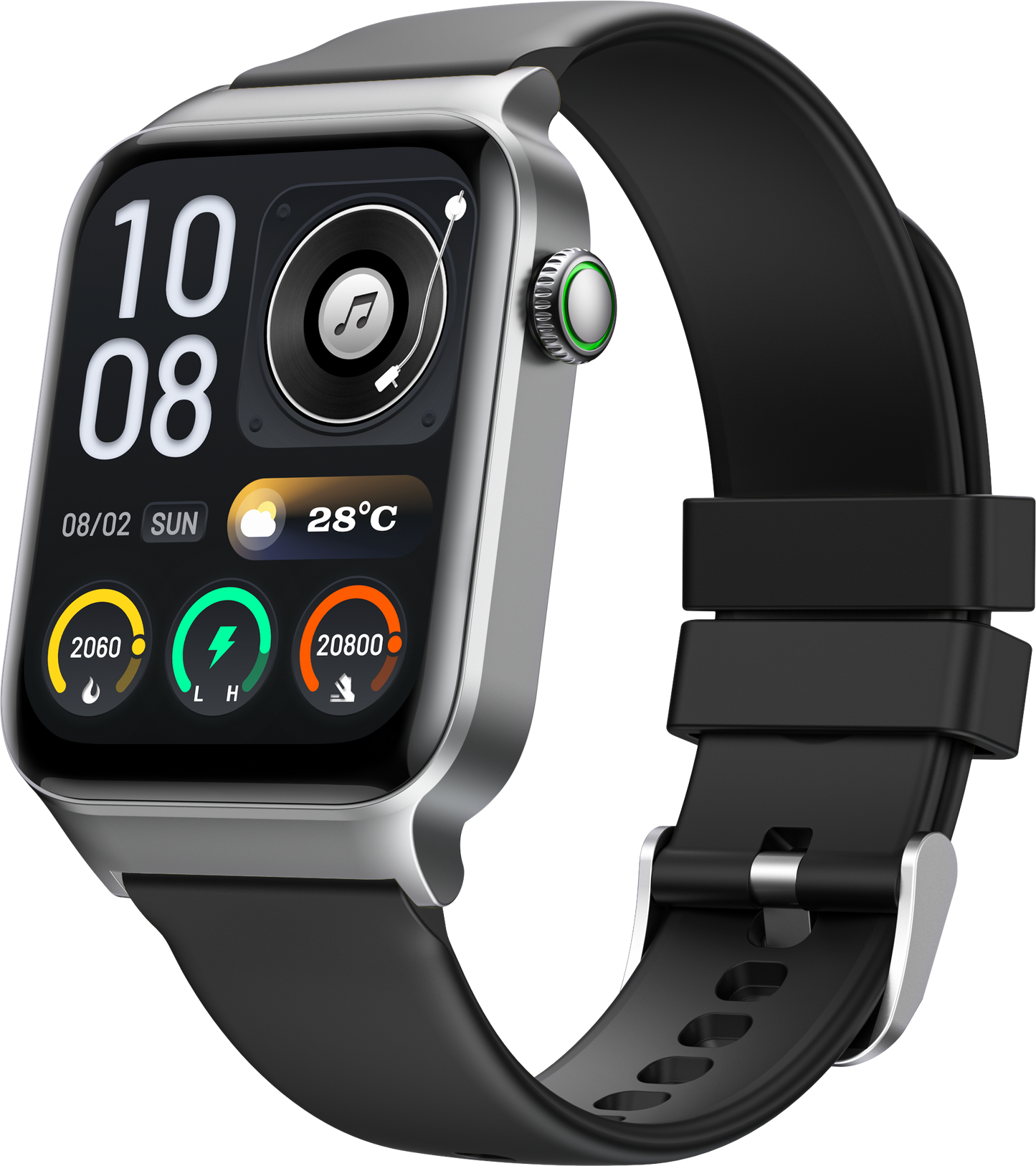 Oraimo Watch 6 Max vibrant colors touch control design