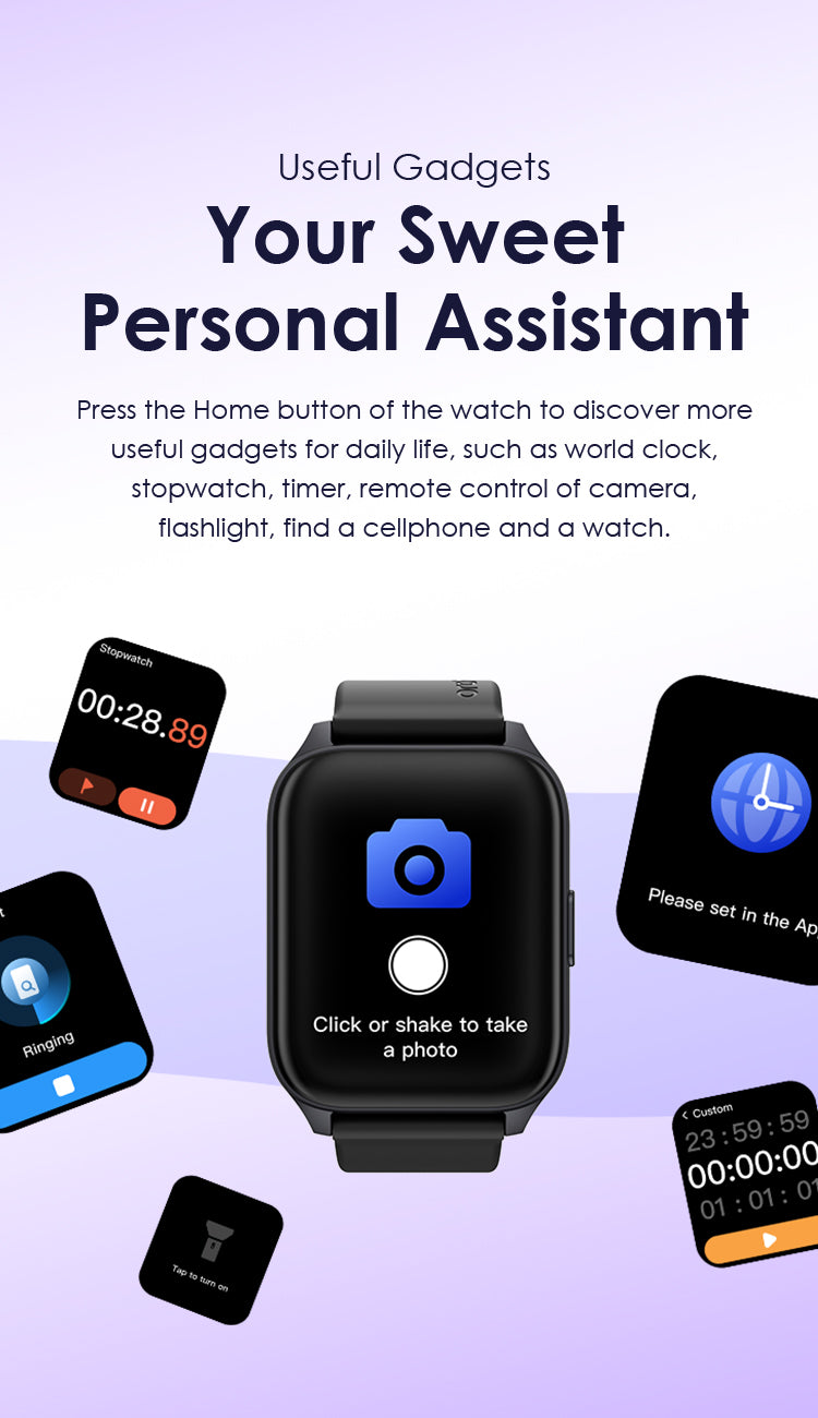Oraimo Watch 4 Plus design and strap details