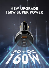 Load image into Gallery viewer, 160W 3 USB Super Fast Car charger