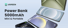 Load image into Gallery viewer, UGREEN Mini Power Bank 5000mAh 22.5W 2 Ports