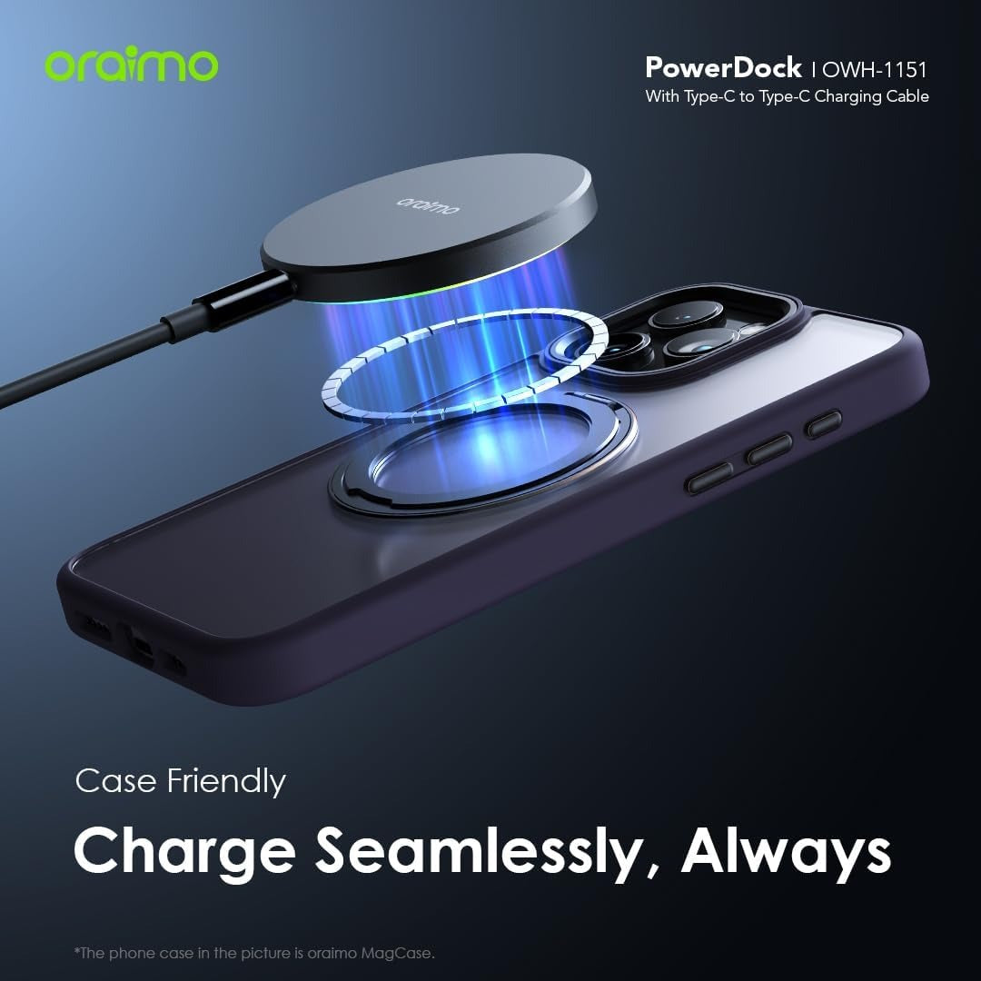 Oraimo PowerDock (OWH-1151), 15W Safe and Fast Wireless Charging
