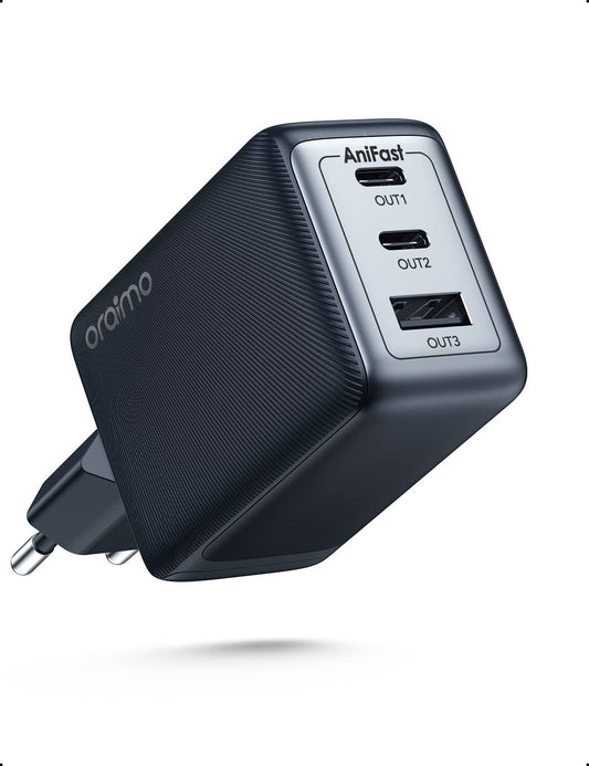 Oraimo hyperGan 65 watt usb-c charger