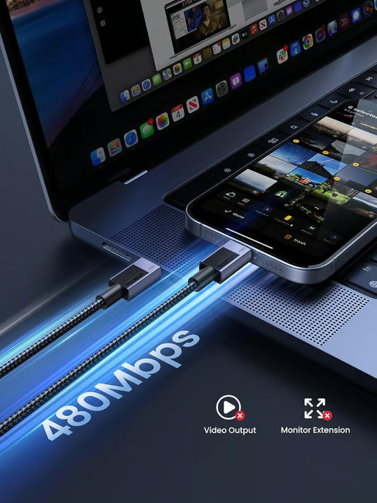 UGREEN L513 USB-C to USB-C PD 240W Aluminum Braid Cable 5A