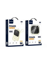 Load image into Gallery viewer, 10000mAh 22.5W Fast Charge Dual Wire Fast Power Bank PH-116 Series LED power display