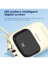 Load image into Gallery viewer, 10000mAh 22.5W Fast Charge Dual Wire Fast Power Bank PH-116 Series LED power display