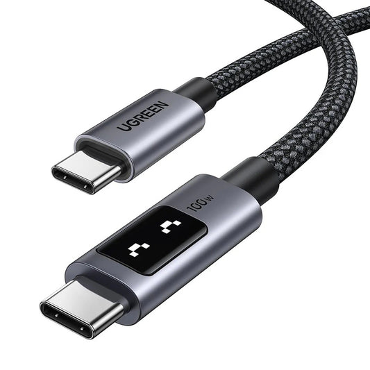 USB-C Data and Charging Cable - USB-C UGREEN L509, 100W, Gray