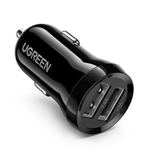 Load image into Gallery viewer, Ugreen car charger 2x USB 24W 4.8 A (2x 2.4 A) black (50875)