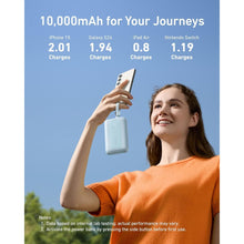 Load image into Gallery viewer, Anker Zolo Powerbank 10000mAh 30W Fast Portable Charger Built-in USB-C Lightning Cables A1680