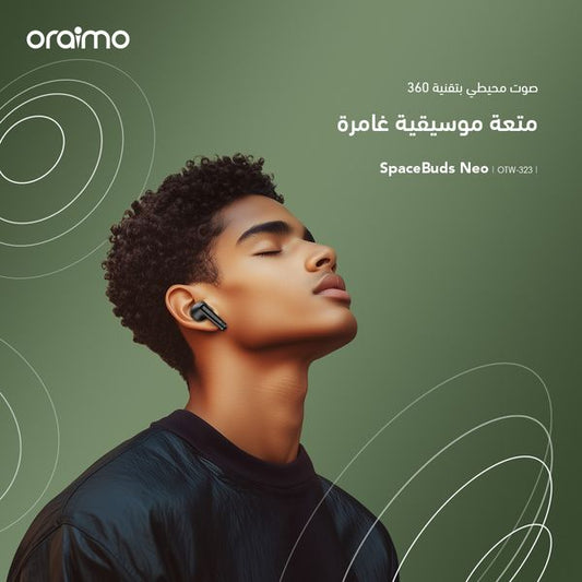 oraimo SpaceBuds Neo سماعات أذن مكانية لاسلكية حقيقية