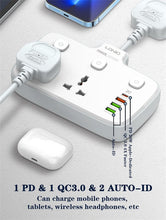 Load image into Gallery viewer, 2 AC Outlets Portable Electrical Extension Socket SC2413