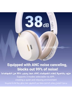 Wireless Ugreen Headphones Hitune Max 5C, Adaptive Noise Cancelling Over-ear