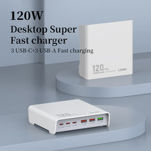 Load image into Gallery viewer, LDNIO 120W Multi-ports Desktop Charging Station Q605
