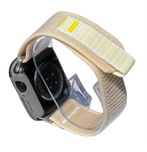 Load image into Gallery viewer, Trail Loop Band For Apple Watch 42/44/45/49 (creamy + yellow   ) استيك ساعه و ليس ساعه
