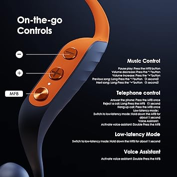 Oraimo OpenCirclet Open Ear Sport Headphones,  1 Year Warranty