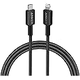 ANKER 322 Powerline II Flow, USB-C to Lightning Cable [ 3ft MFi Certified] - Black