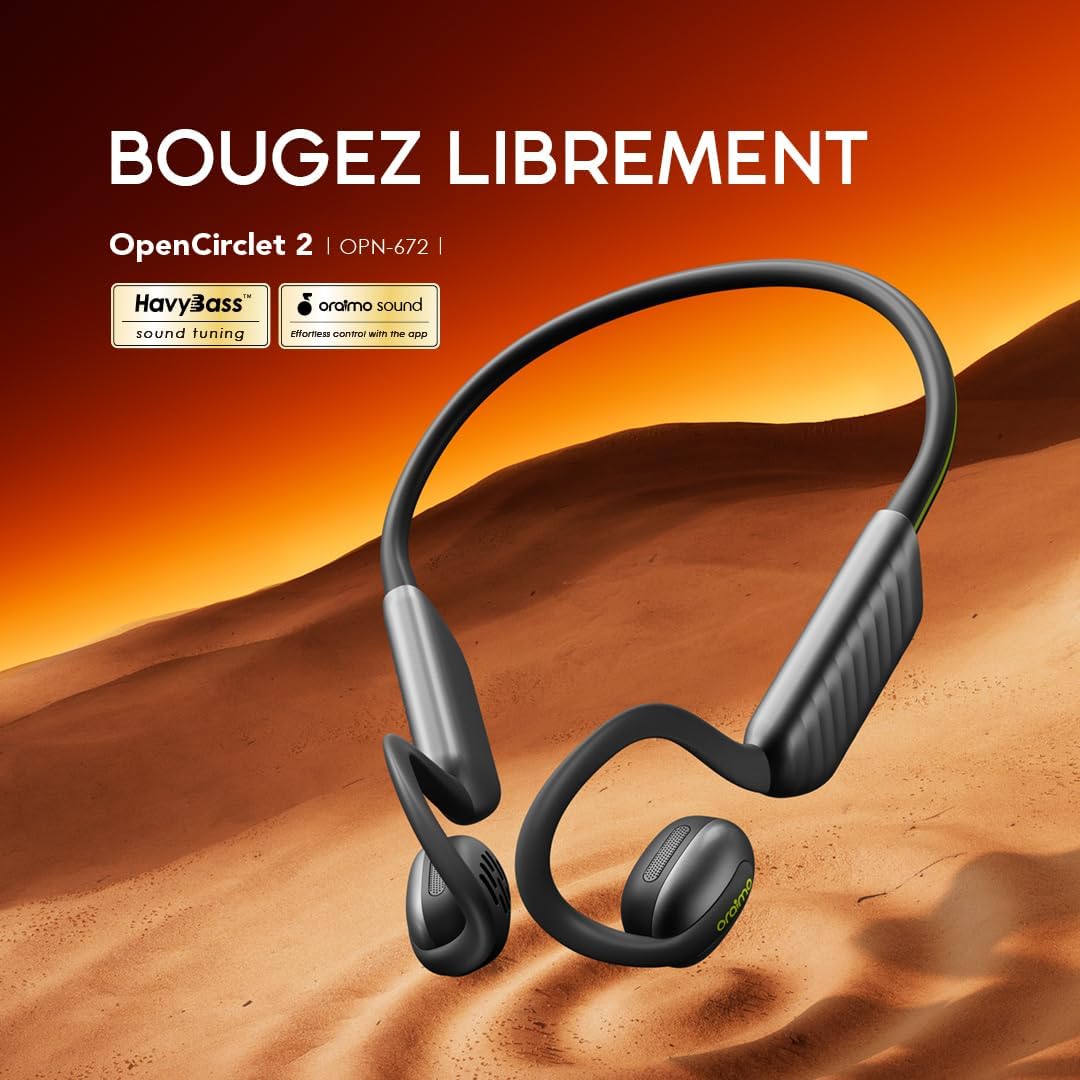 oraimo OpenCirclet 2 — Open-Ear Bluetooth Headphones (OPN-672)