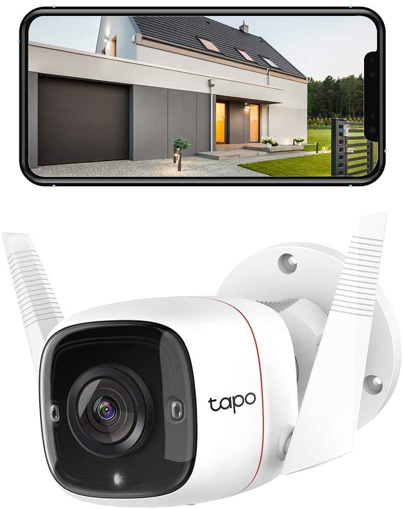 TP-Link C310 Tapo Outdoor Smart Security Camera with Night Vision Mode, 3 MP