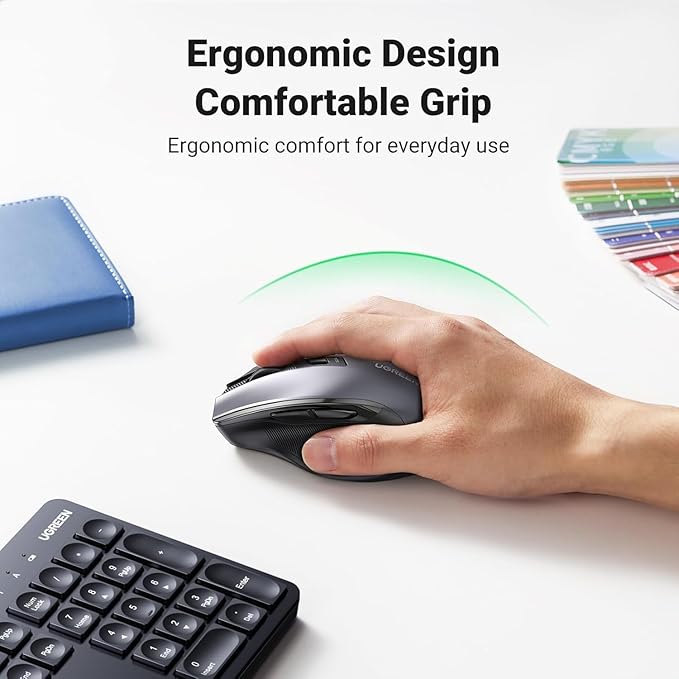 UGREEN Wireless Keyboard and Mouse Combo,2.4GHz مطبوع الحروف العربي