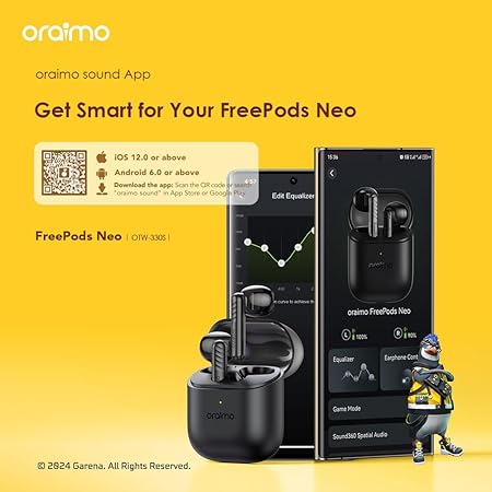 Oraimo OTW-330S FreePods Neo ENC Wireless Earbuds