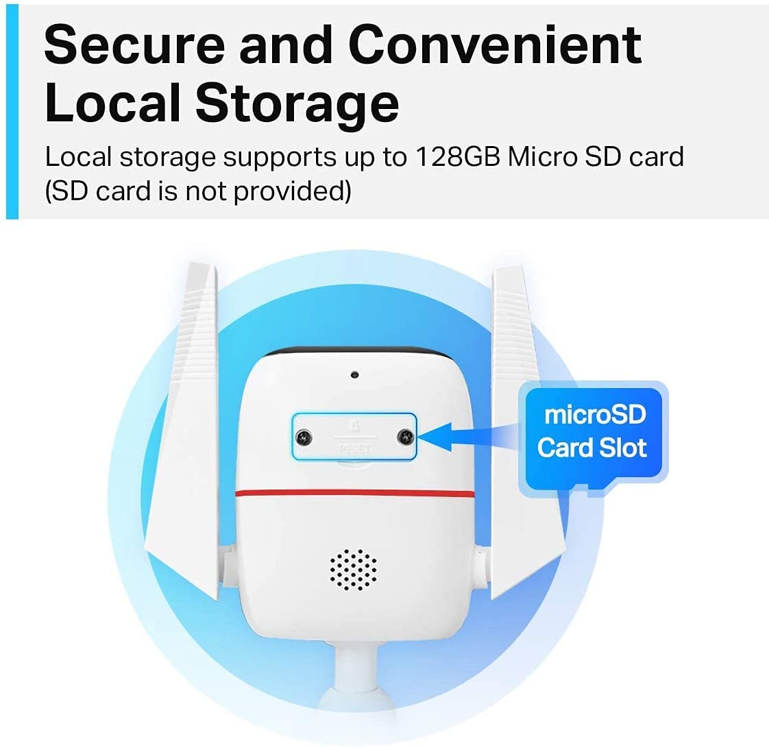 TP-Link C310 Tapo Outdoor Smart Security Camera with Night Vision Mode, 3 MP