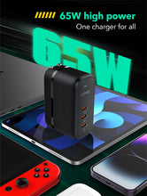 Load image into Gallery viewer, LDNIO 65W GaN Supper Fast Charger Q367
