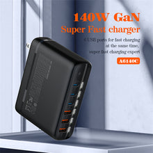 Load image into Gallery viewer, LDNIO 140W GaN Super Fast Desktop Charger A6140C

