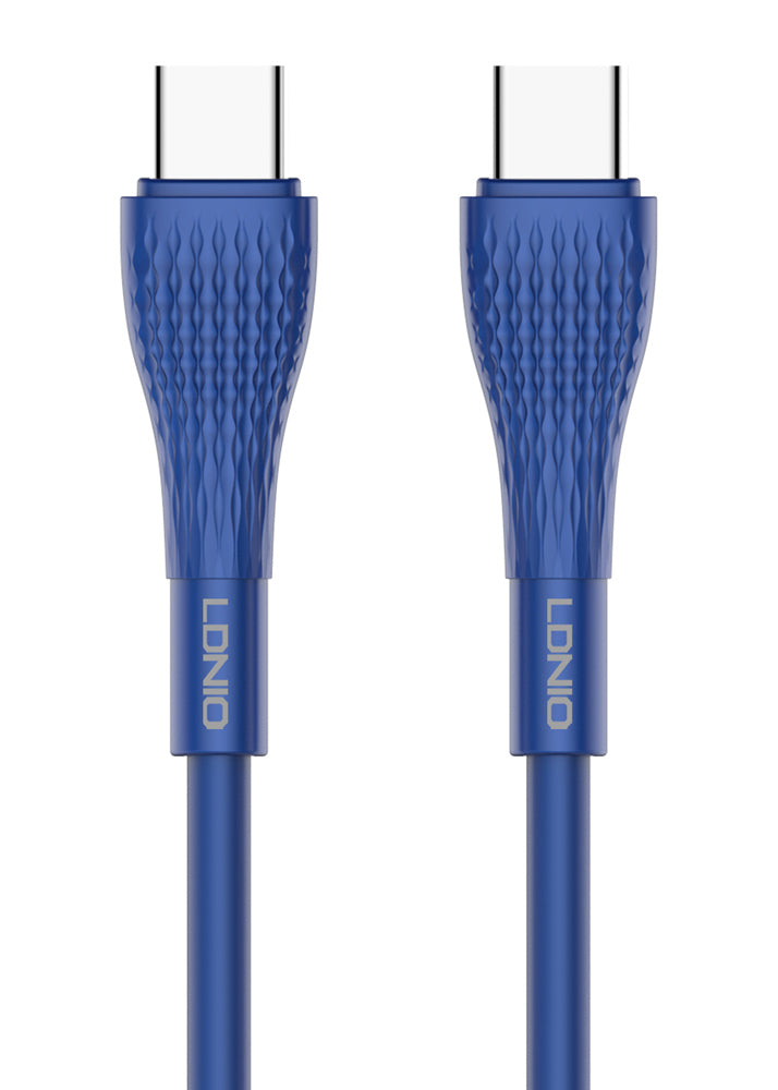 LDNIO 65W Type-C to Type-C Cable Support PD QC3.0 4.0+ ,2 Meter.
