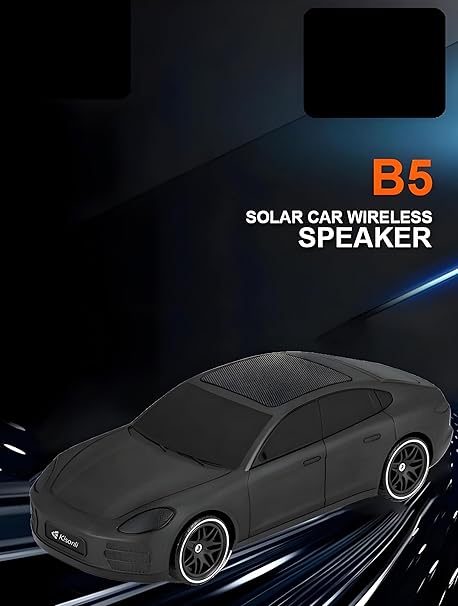 B5 Car Speaker - Solar Charging - Support Bluetooth, FM Radio, TF CARD, U disk