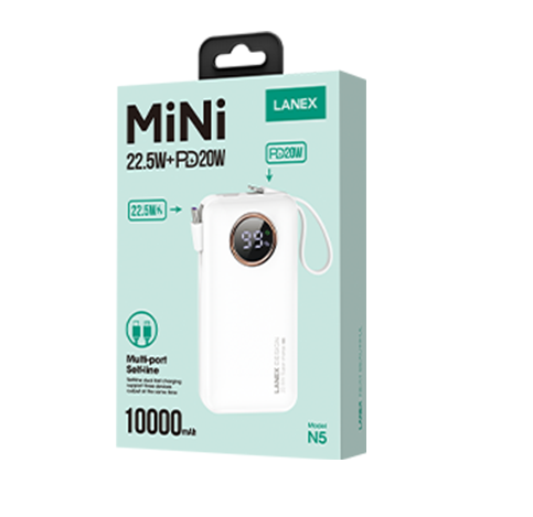 Lanex Mini PowerBank , Dual fast charging power bank