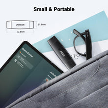 Load image into Gallery viewer, Ugreen 80191 USB-C +USB TF/SD 3.0 Card Reader Black
