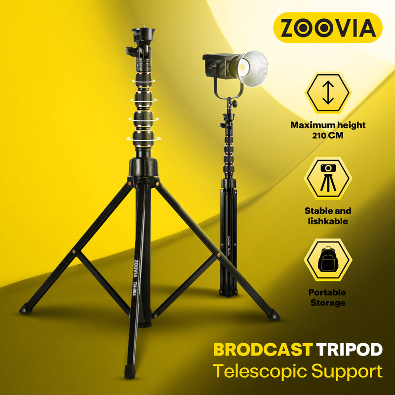 ZOOVIA BROADCAST TRIPOD TELESCOPIC SUPPORT TH-004