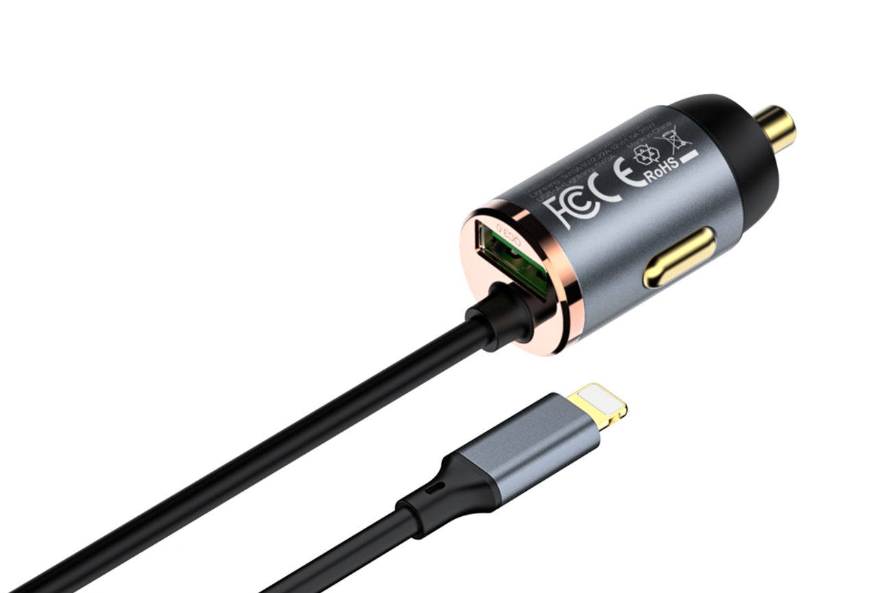 20 w MAXCO Car charger with lighting cable