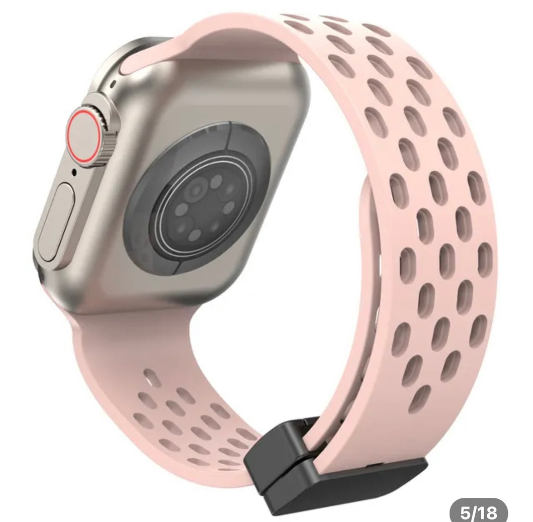 Apple Watch band 42/44/45/49-pink استيك ساعه و ليس ساعه