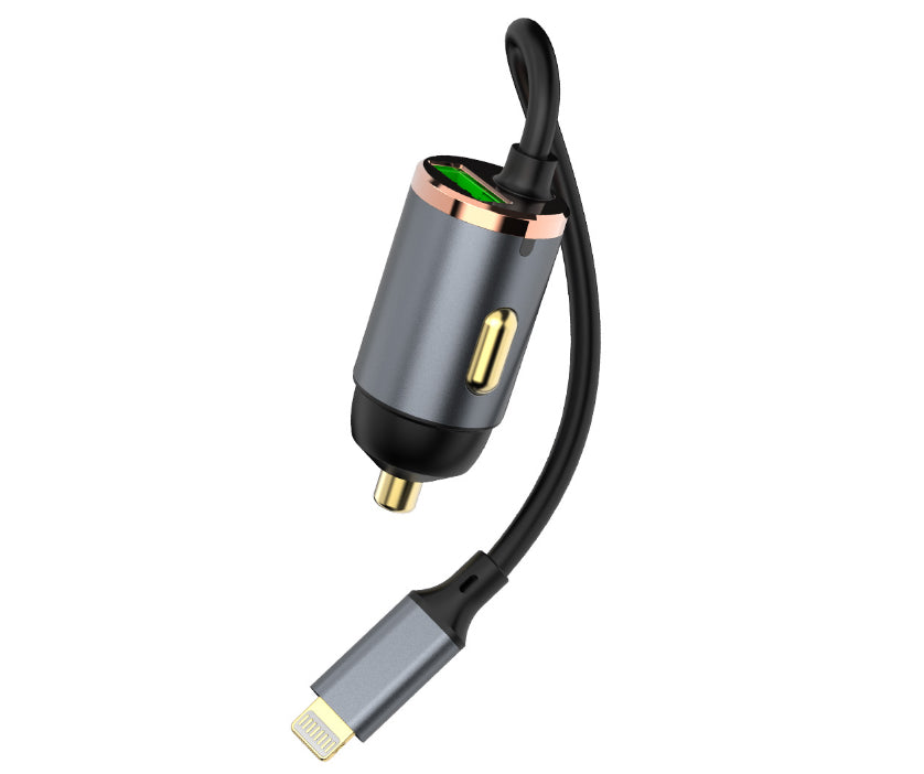 20 w MAXCO Car charger with lighting cable