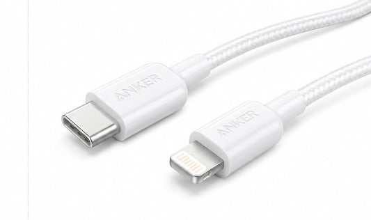 Anker USB-C to Lightning Cable (3 ft, Braided)