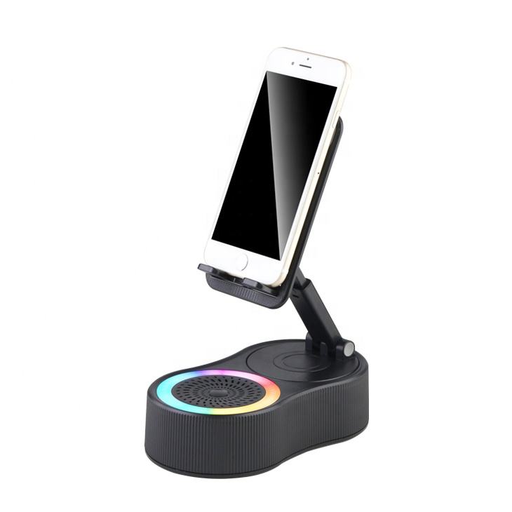 Kisonli G26 KTV Mini Karaoke Speaker with Phone Holder & RGB Lights