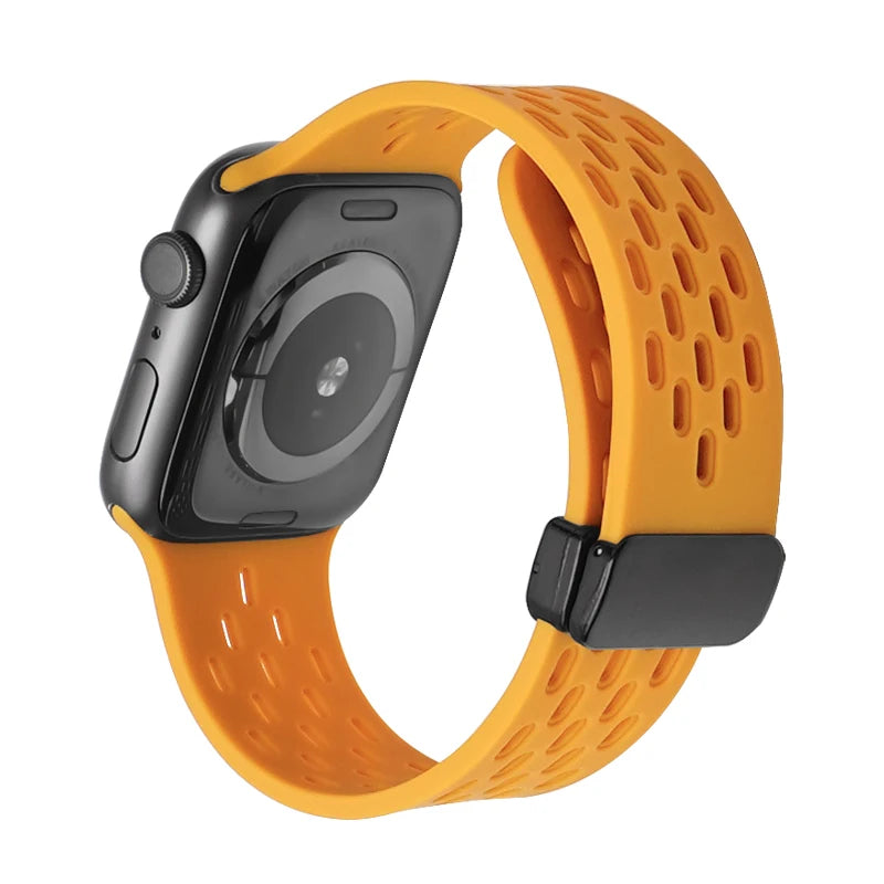 Apple Watch band 42/44/45/49-yellow استيك ساعه و ليس ساعه