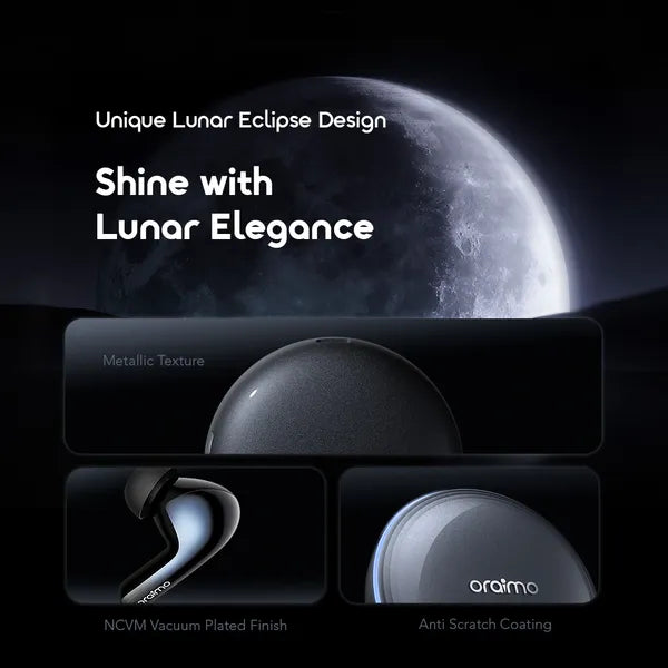 Oraimo SpaceBuds 2 (OTW-631) – AI-Powered ANC True Wireless Earbuds