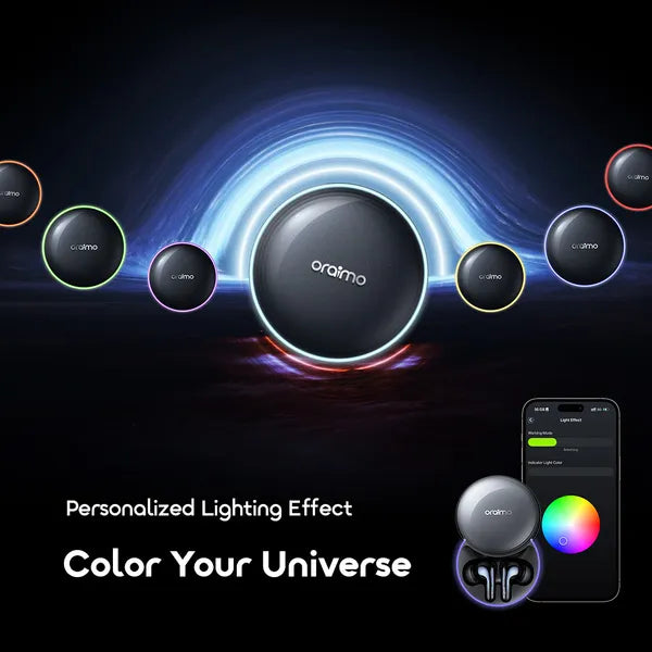 Oraimo SpaceBuds 2 (OTW-631) – AI-Powered ANC True Wireless Earbuds