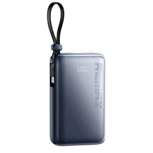Remax RPP-19 10000mAh Power Bank with Built-in Type-C Cable – 22.5W Super Fast Charging, LED Digital Display