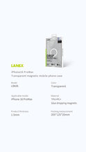 Load image into Gallery viewer, Lanex transparent iPhone 16 pro max case
