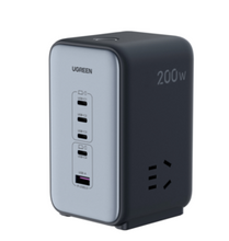 Load image into Gallery viewer, UGREEN 200W USB C GaN Charger-5 Ports Desktop Charger and 2 power socket
