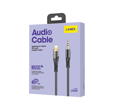 Audio Cable Lighting To 3.5 AUX